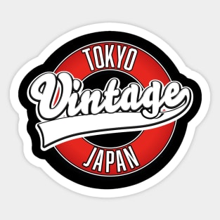 Tokyo Japan vintage style logo. Sticker